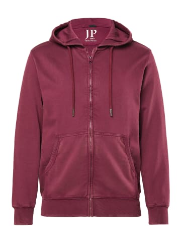 JP1880 Sweatjacke in aubergine