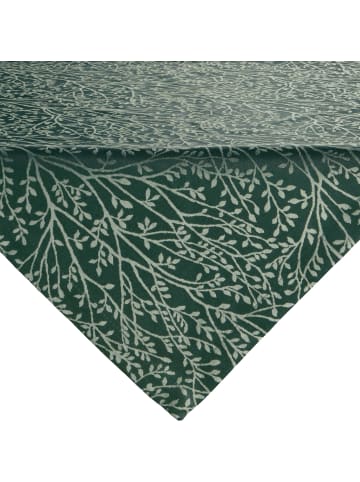 Erwin Müller Jacquard Mitteldecke Malaga in dunkelgrün
