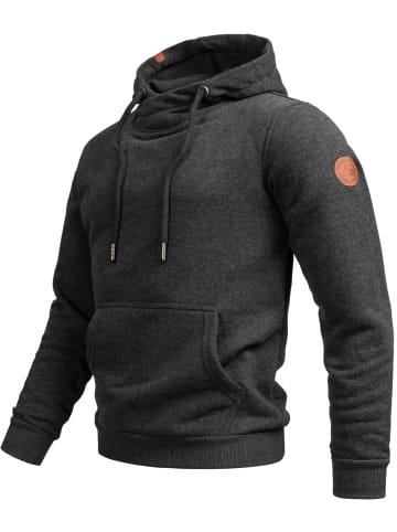 Alessandro Salvarini Hoodie AS-294 in Dunkelgrau