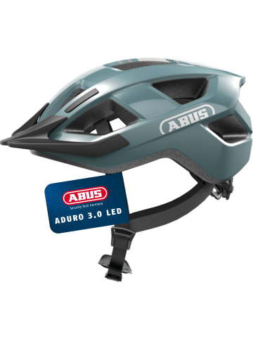 ABUS Fahrradhelm Aduro 3.0 LED in glacier blue