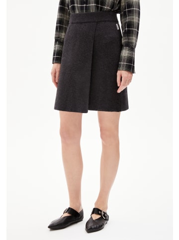 armedangels Minirock mit Wollanteil Darlaa in anthrazit - 0001