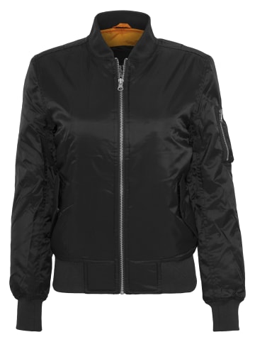 Urban Classics Urban Classics Damen Ladies Basic Bomber Jacket in black