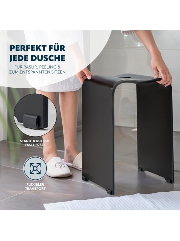 bremermann Duschhocker schwarz