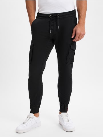 Alpha Industries Cargohose Cotton Twill Jogger Pant in schwarz