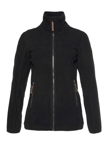 Polarino Fleecejacke in schwarz
