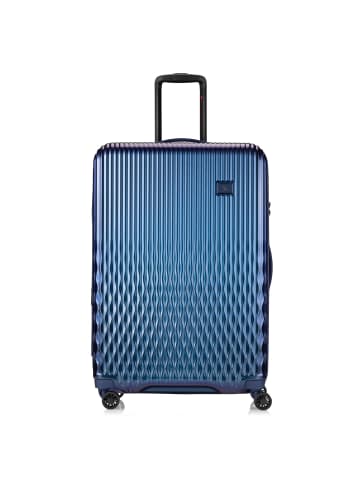 Pack Easy Flow 4 Rollen Trolley L 75 cm mit Dehnfalte in moroccan blau