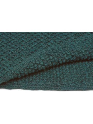 styleBREAKER Strick Loop Schal in Petrol