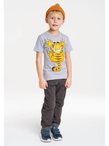 Logoshirt T-Shirt Garfield in grau-meliert