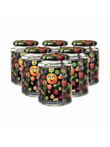 Ritzenhoff & Breker 6er Set Vorratsgläser Smile 770 ml in transparent