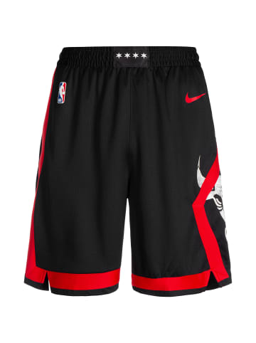 Nike Performance Shorts NBA Chicago Bulls Swingman in schwarz / rot