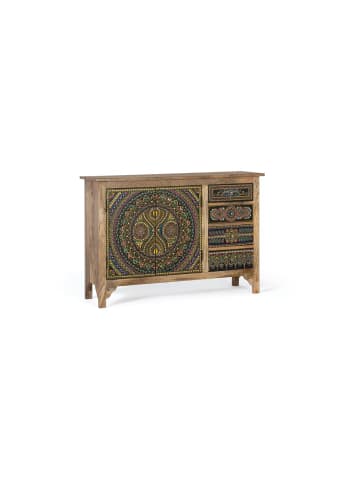 Giner y Colomer Mehrfarbiges Sideboard aus Mangoholz in Multicolored