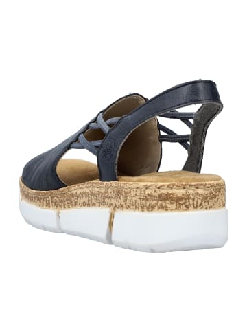 rieker Komfort Sandalen in Blau
