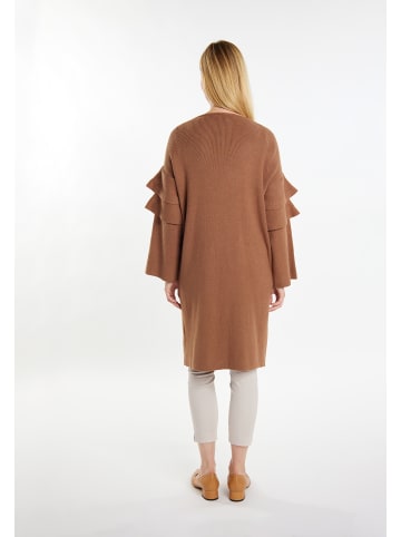 usha WHITE LABEL Cardigan in Kamel