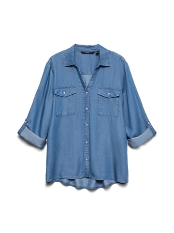 Vero Moda Jeanshemd in Medium Blue Denim