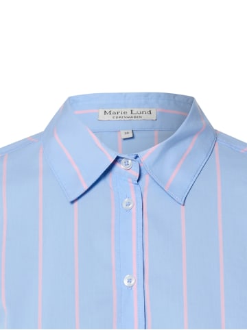 Marie Lund Bluse in hellblau rosa - 0008