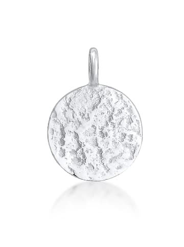 Elli Anhänger 925 Sterling Silber Plättchen, Geo in Silber