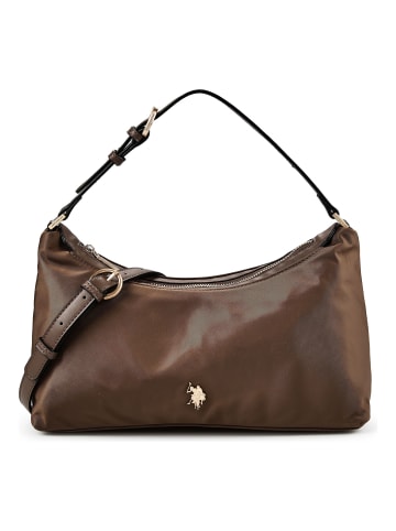 U.S. Polo Assn. Houston Schultertasche 33 cm in dk. brown