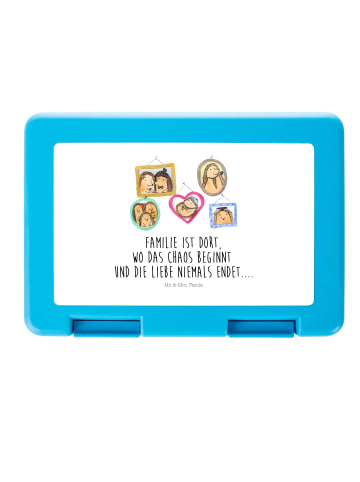 Mr. & Mrs. Panda Bento Box Igel Familie mit Spruch in Weiß