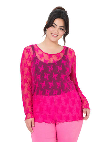 Angel of Style Langarmshirt in neon berry