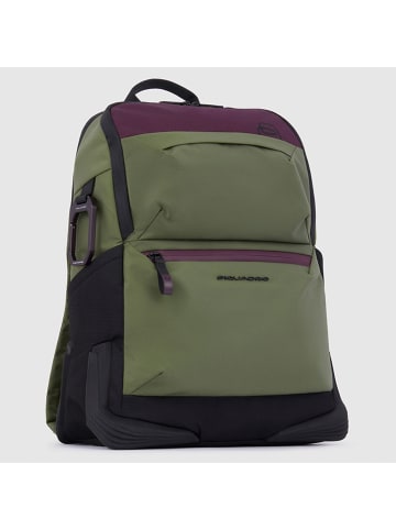 Piquadro Corner Rucksack 44 cm Laptopfach in forest green