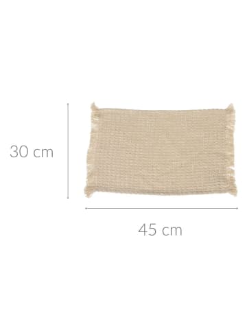 Home&Styling Collection Jutematte für den Tisch in Naturfarbe in Beige, (B) 45 x (H) 0,1 x (L) 30 cm