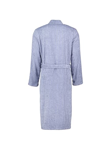 Cawö Cawö Bademäntel Herren Kimono Streifen 3834 navy-weiß - 16 in navy-weiß - 16