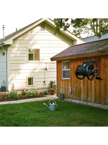 relaxdays Schlauchtrommel in Schwarz - 40 m