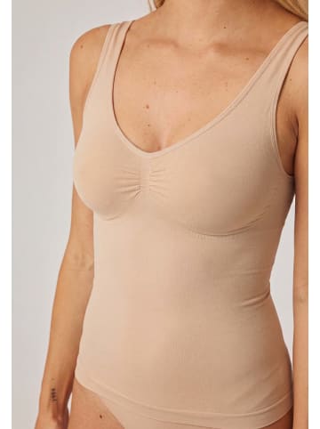 SNOCKS Shaping Tank Top Beige 1 Stück