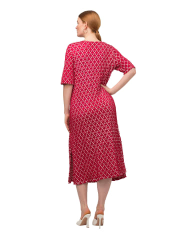 Ulla Popken Jerseykleid in mohnrot