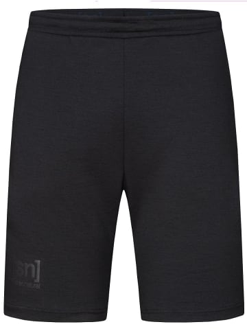 super.natural Merino Shorts in schwarz