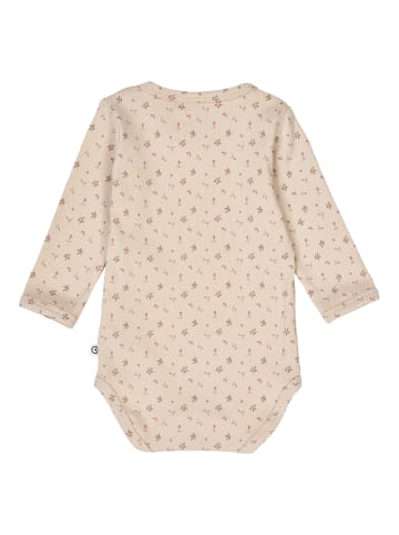 müsli Langarmbody in Oak/ Nostalgia rose/ Beige