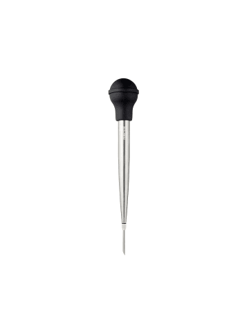 Funktion Bratpipette in Stahl/Schwarz