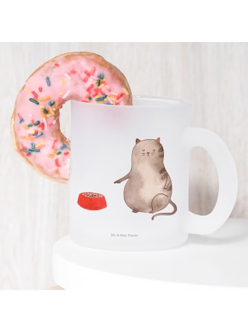 Mr. & Mrs. Panda Becher Katze Fressen ohne Spruch in Transparent