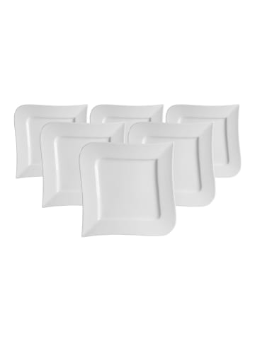 Ritzenhoff & Breker 6er Set Dessertteller Melodie ø 20,5 cm in weiß