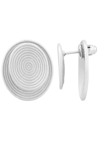 Adeliás Damen Ohrringe – Ohrstecker aus 925 Silber in silber