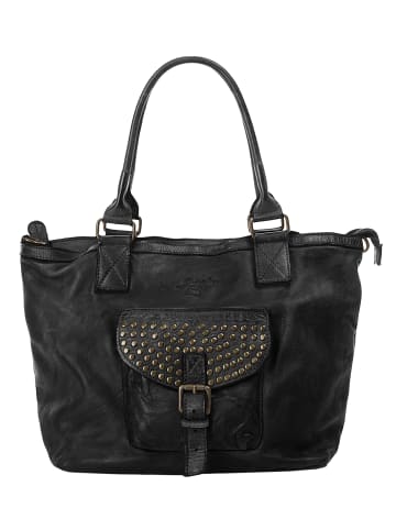 Samantha Look Shopper echt Leder in schwarz