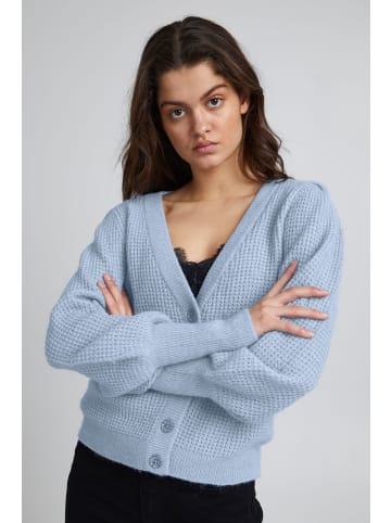 ICHI Strickjacke in blau