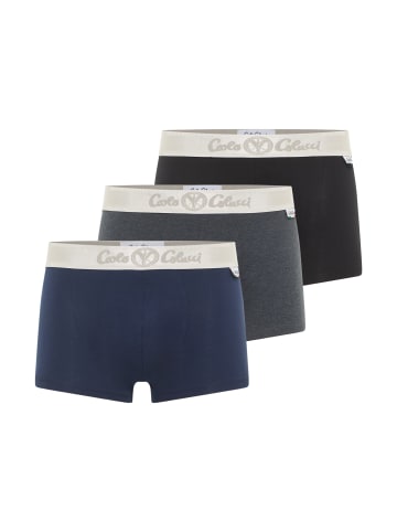 Carlo Colucci Retroshort Ebner in Anthrazit / Schwarz