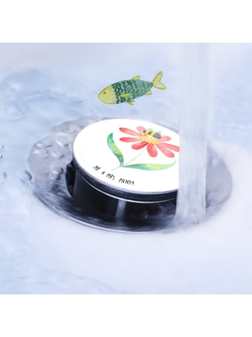 Mr. & Mrs. Panda waschbeckenstöpsel Hummel Blume ohne Spruch in Weiß