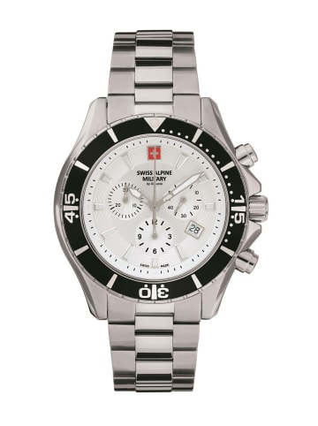 Swiss Alpine Military by Grovana Chronograph für Herren in weiß