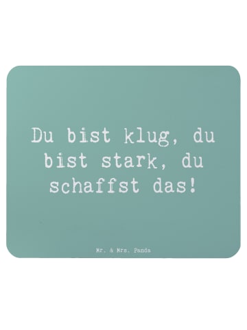 Mr. & Mrs. Panda Mousepad Spruch Erster Schultag Motivation mit ... in Meeresbrise