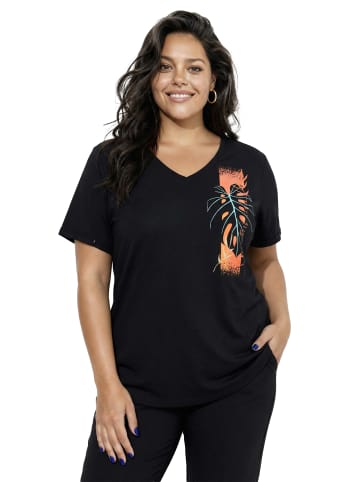 Ulla Popken Shirt in schwarz