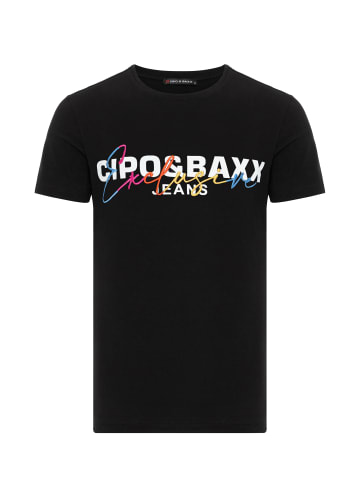 Cipo & Baxx T-Shirt in BLACK