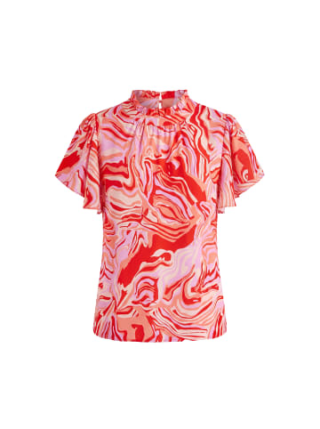Usha Women Blouse in Multicolor Red