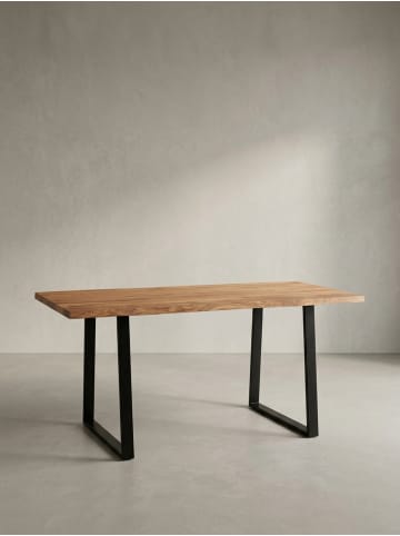KADIMA DESIGN Schreibtisch 120x60x76 cm Massivholz / Metall Computertisch