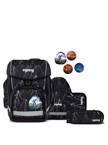 Ergobag Cubo "Reflex Glow" - Schulranzen Set 5tlg. Modell 2025 (SternguckBär) in Super ReflektBär