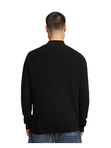 G-Star Raw Structured Half Zip Knit dk black