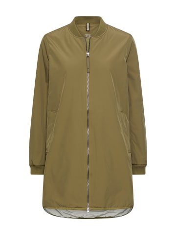 Camel Active Mantel mit 2-Wege-Reißverschluss in Oliv
