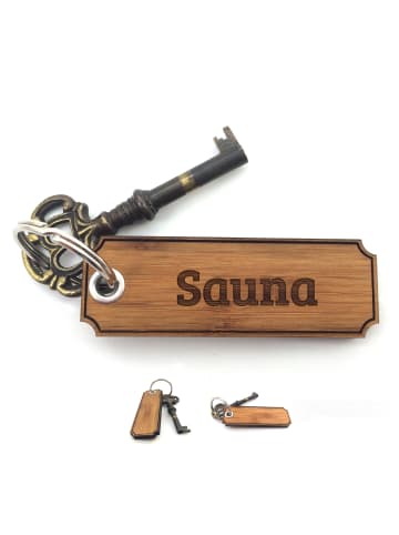 Mr. & Mrs. Panda Anhänger Tasche Sauna mit Spruch in Pflanze