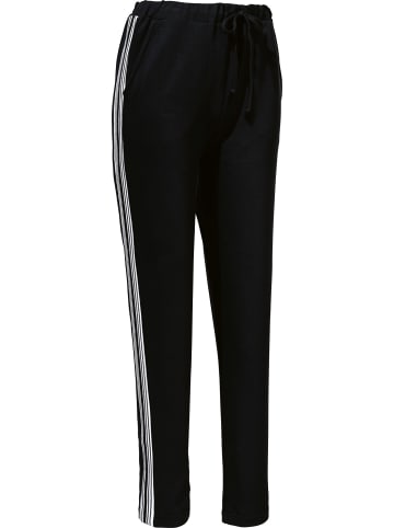 Erwin Müller Sweat Freizeithose, lang in schwarz